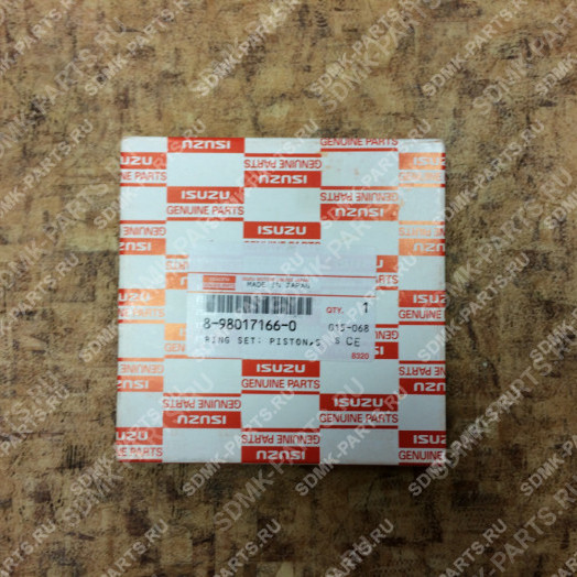 Кольца поршневые стандарт 8980171660 HITACHI ZX370MTH 8943915024