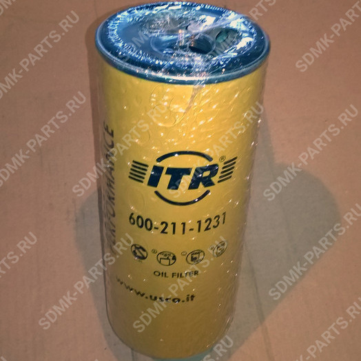 Фильтр масляный LFP670, JX-6123 KOMATSU D355A 600-211-1231