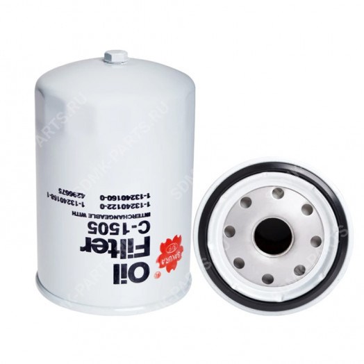 Фильтр масляный C1505 ISUZU 6BT1T 1-13240122-0
